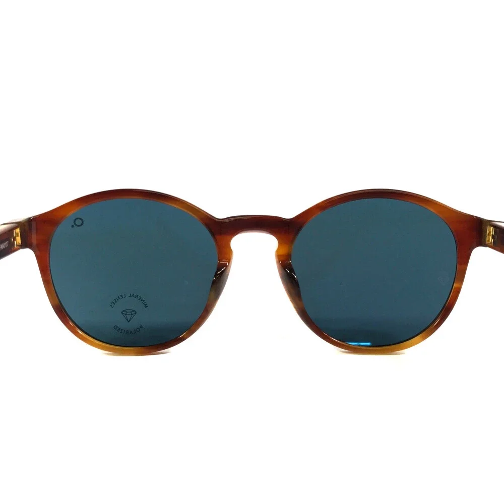 Etnia Barcelona Sunglasses AVINYO 3 HVCU Havana Frames w/ Blue Polarized Lenses